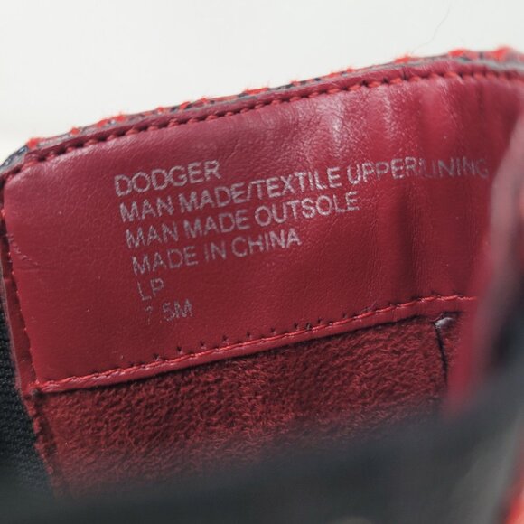 Charles By Charles David Size 7.5 Dogger Boots Studs Heels 3.5” Red Snake Print - Picture 10 of 11